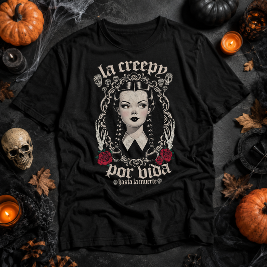La Creepy Por Vida Goth T-Shirt