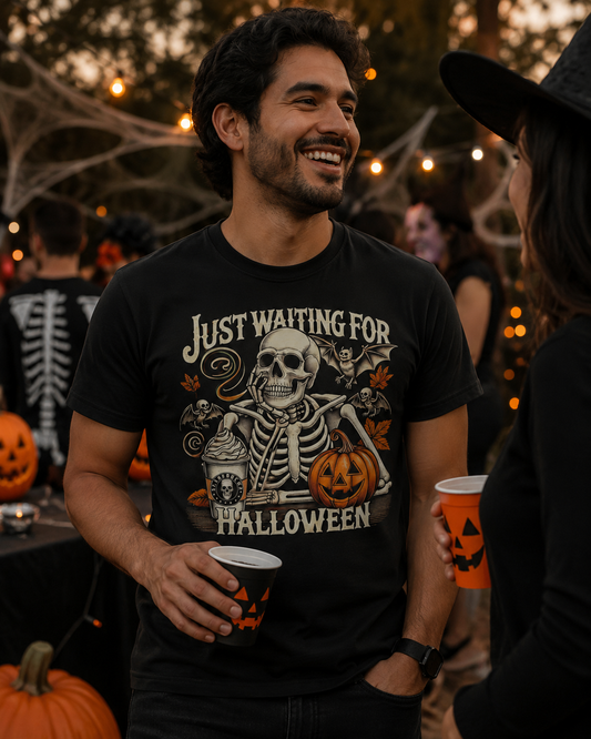 Just Waiting For Halloween Fanatic T-Shirt