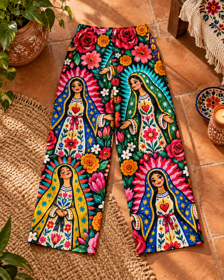 Virgencita Art De La Calle Pijamas