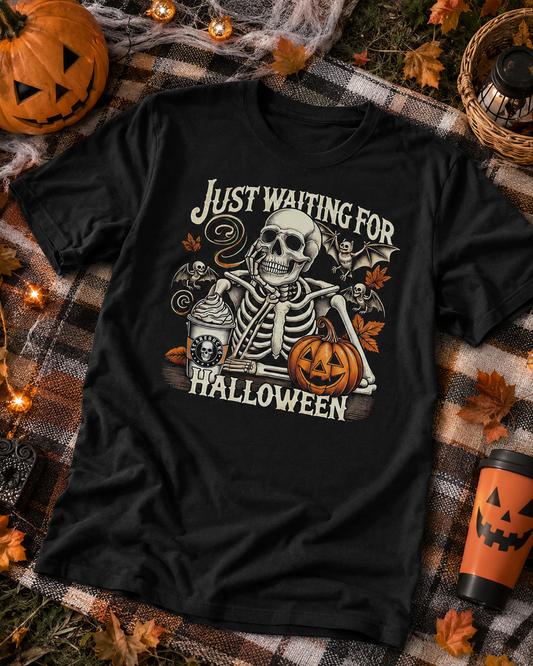 Just Waiting For Halloween Fanatic T-Shirt