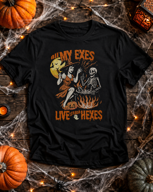 All My Exes Live With Hexes T-Shirt