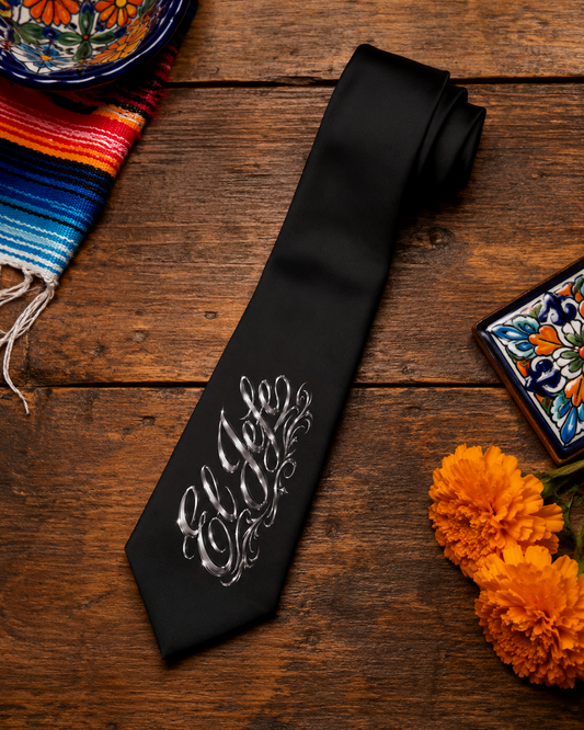 El Jefe Chrome Firme Necktie