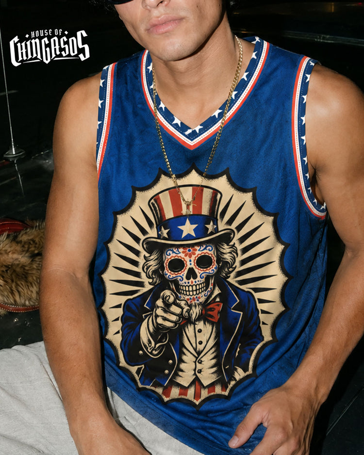 4th of July Calacas Basketball Jersey jersey