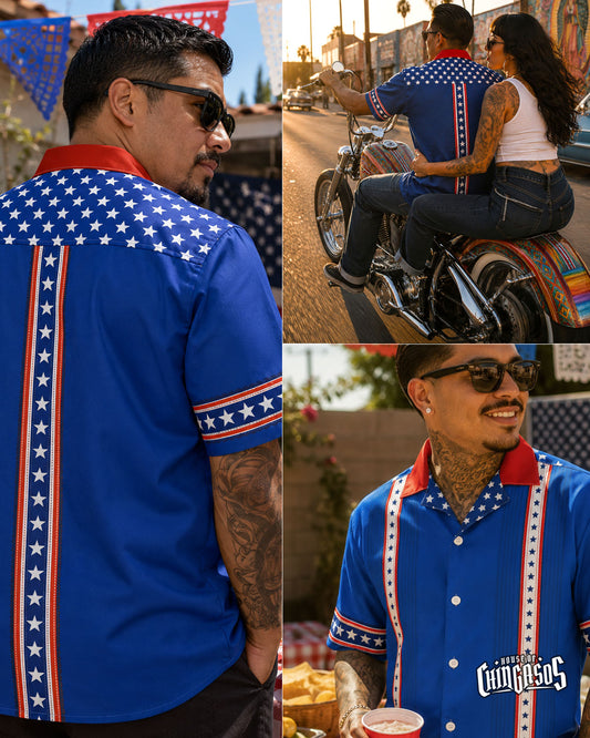 All Gas No Breaks 4th of July Button Up