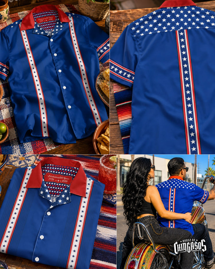 Estrellas 4th of July Button Up