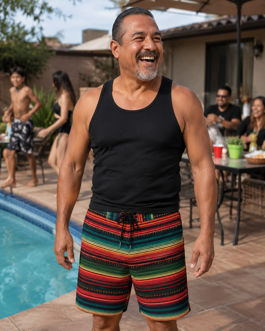 Serape Chingon Board Shorts