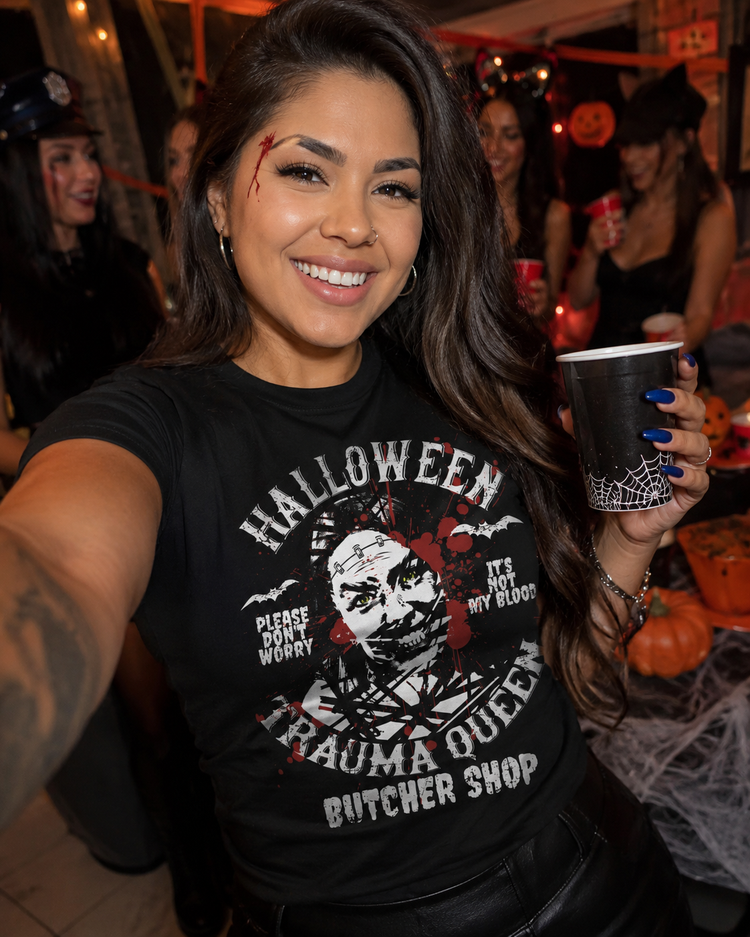 Deluxe Halloween Trauma Queen Horror T-shirt