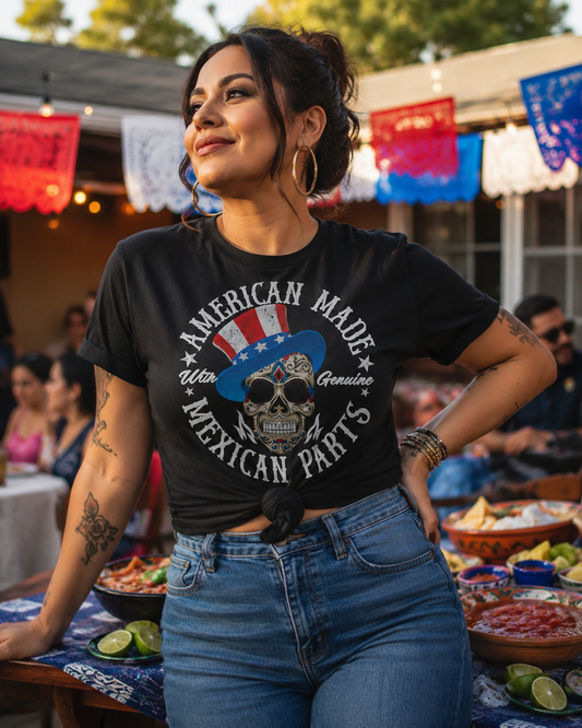 Made In America With Mexican Parts T-Shirt