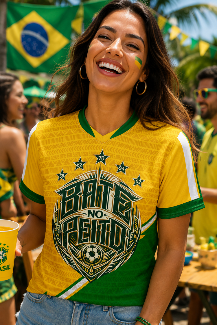 Brasil Old School Fútbol Jersey