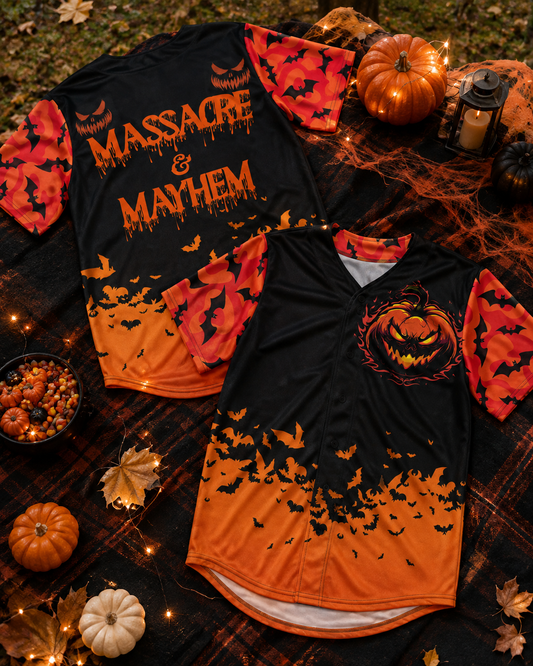 OG Massacre & Mayhem Halloween Baseball Jersey