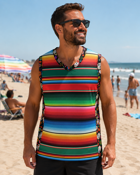 Serape Calaveras Basketball Jersey