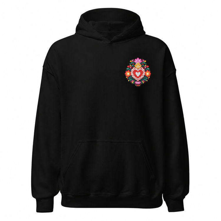 More amor por favor floral Hoodie