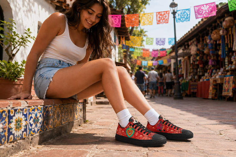 Vday Women Low tops ( Black or White Sole )