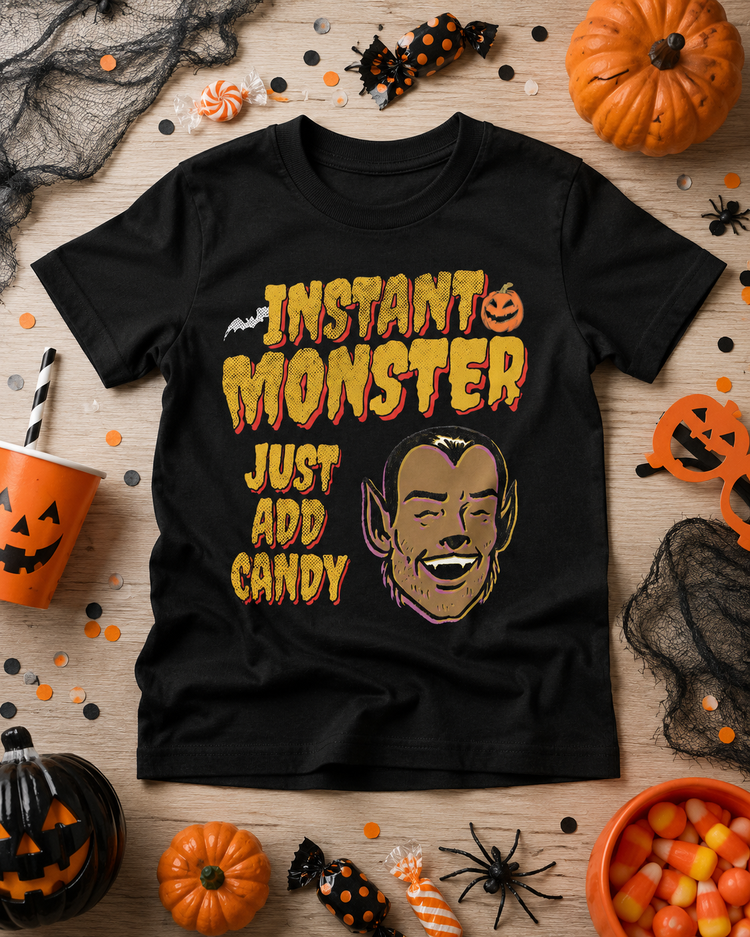 Toddler Instant Monster Just Add Candy  Tee