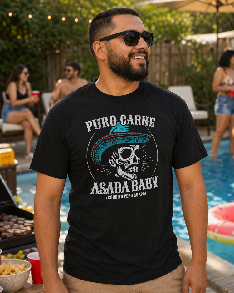 Premium Puro Carne Asada Baby Gordito T-shirt