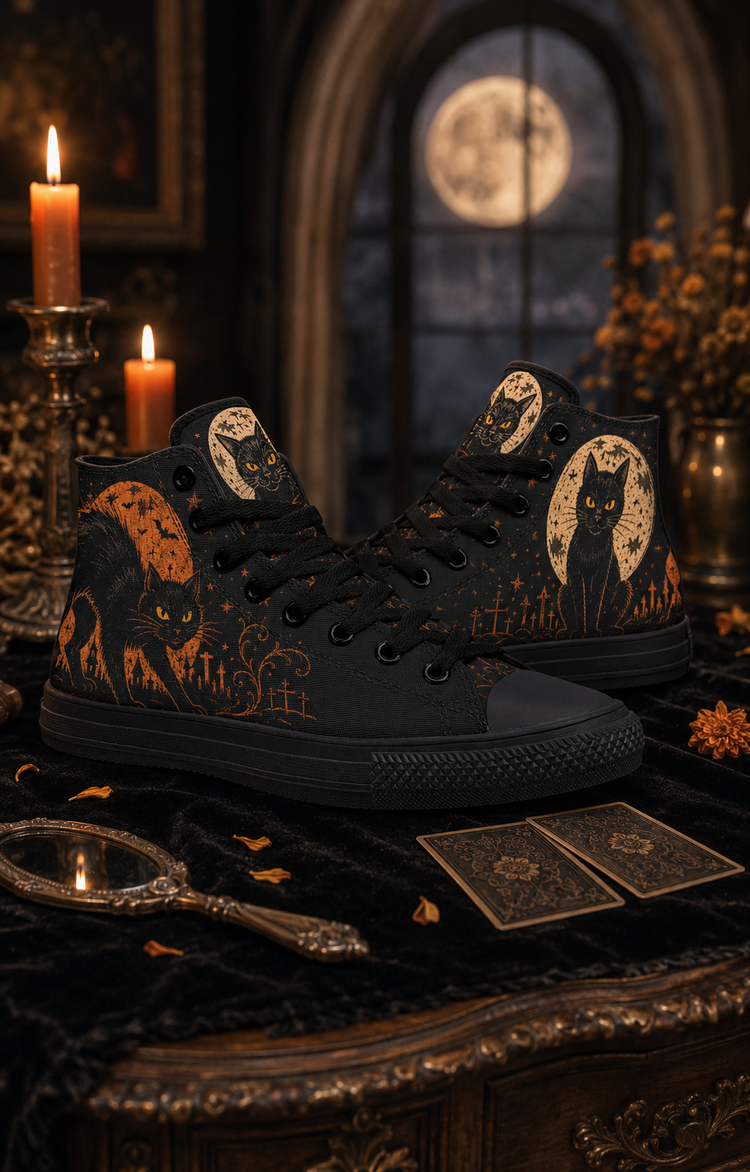 Black Cat Curse Hightop