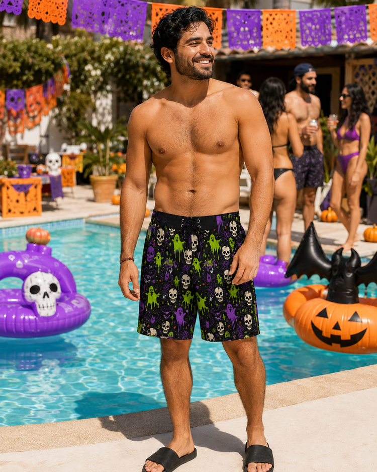 Neon Nightmares Board Shorts