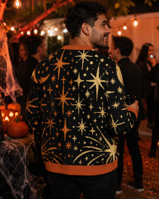 Midnight Pumpkin Club Sweater
