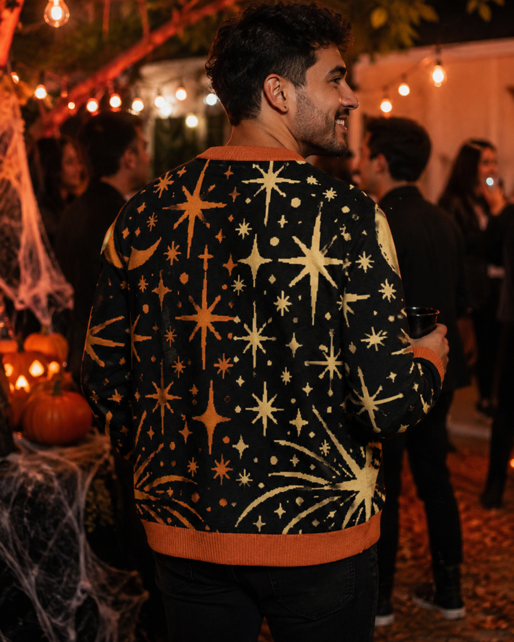 Midnight Pumpkin Club Sweater