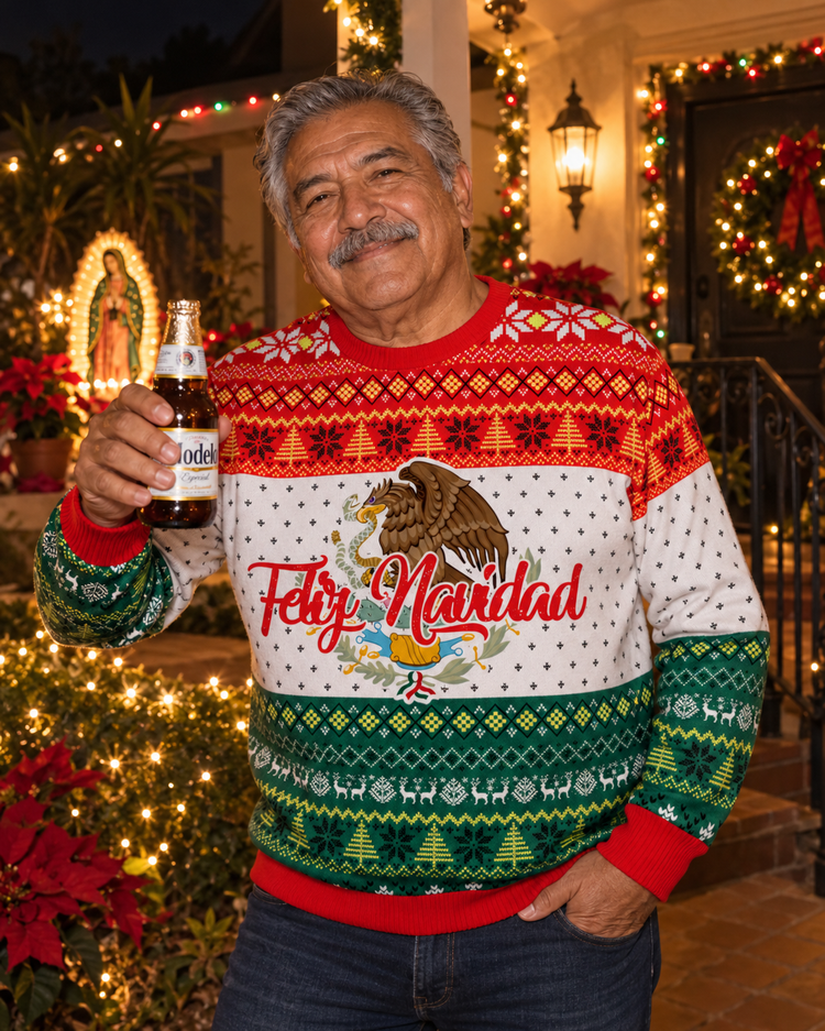 Feliz Navidad Navidad Sweatshirt - Fleece Lined