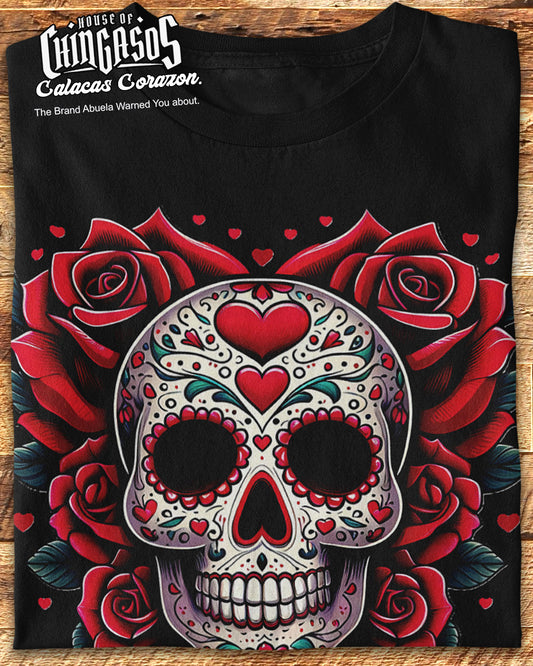 Calacas Corazon Muertos T-Shirt