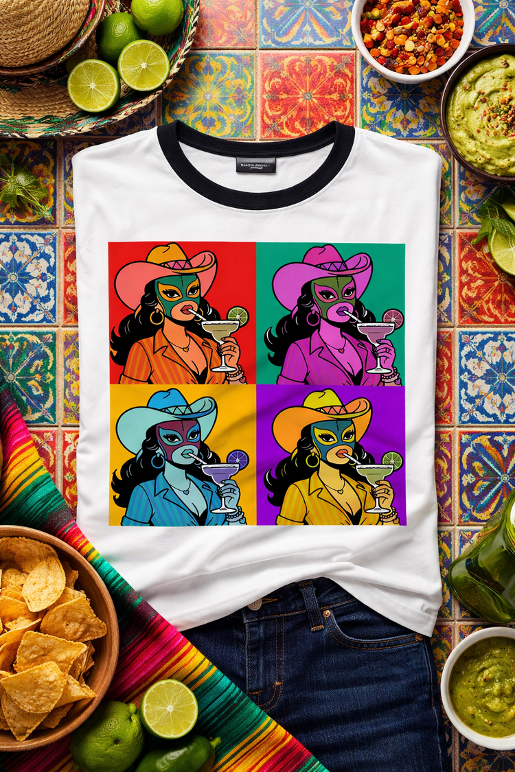 Margarita Mama Vintage Ringer Tee