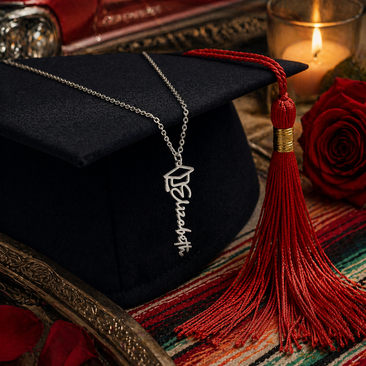 Graduation Name Necklace