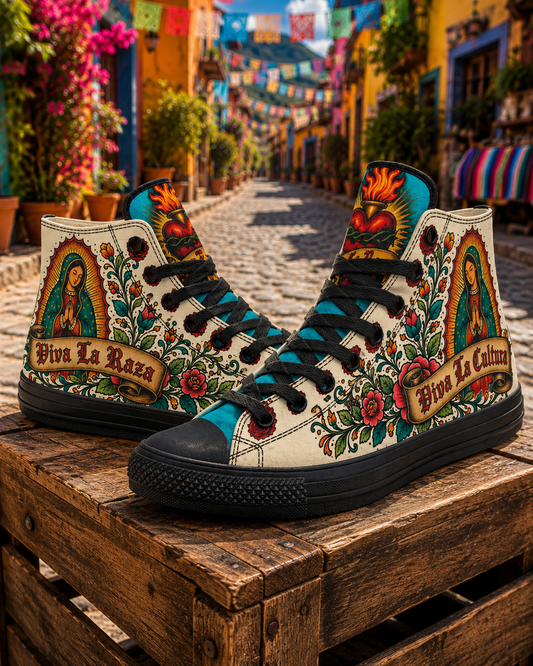 Viva La Raza Virgencita ( Crema )