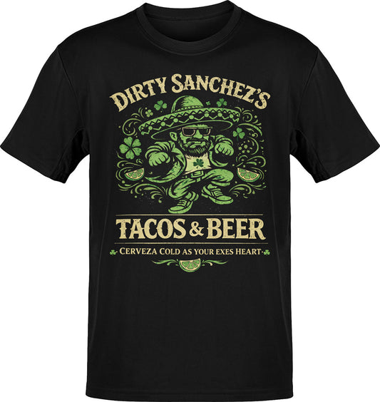 Dirty Sanchez's Tacos & Beer T-Shirt