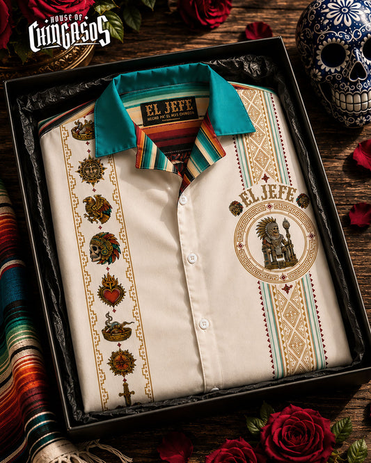 El Jefe Azteca Hueso Guayabera