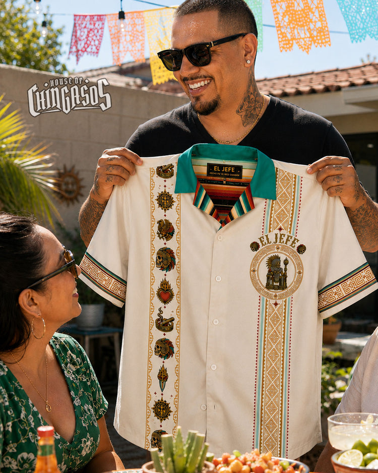 El Jefe Azteca Hueso Guayabera