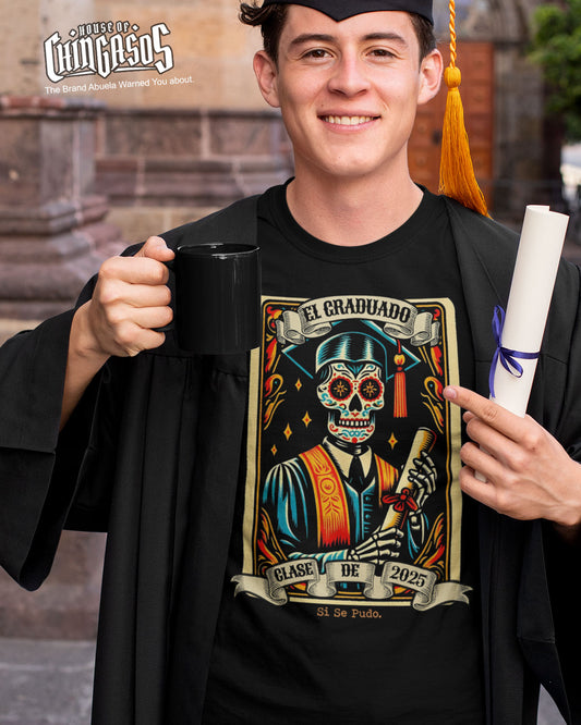 El Graduado Si Se Pudo Calavera T-Shirt