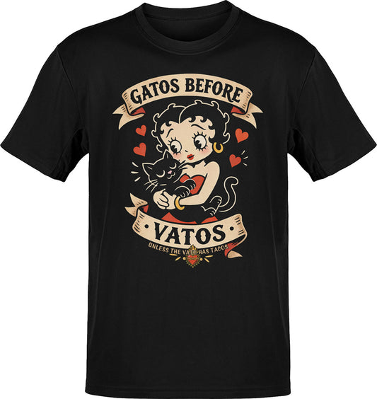 Gatos Before Vatos Vintage T-Shirt