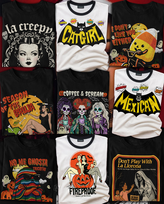 Trick-O-Trio Halloween T-Shirt