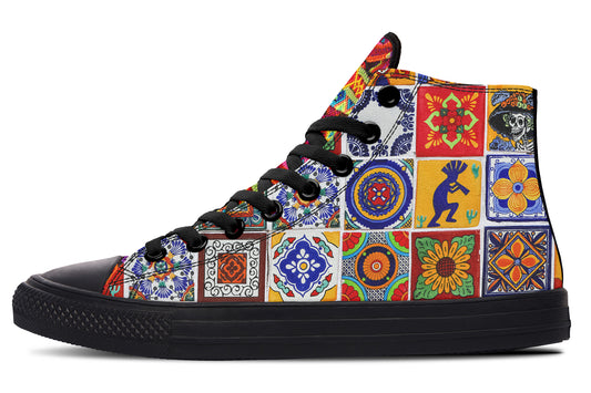 Abuelita High Tops ( Black or White Sole )