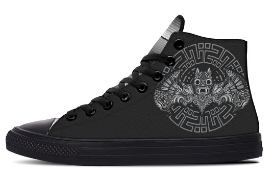 Aztecabat High Tops ( Black or White Sole )