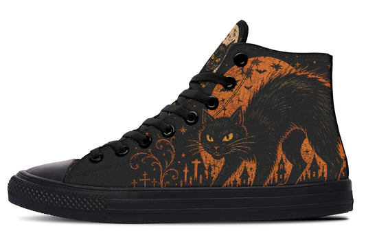 Black Cat Curse Hightop