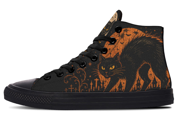 Black Cat Curse Hightop
