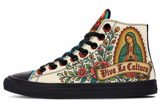 Viva La Raza Virgencita  ( Crema )
