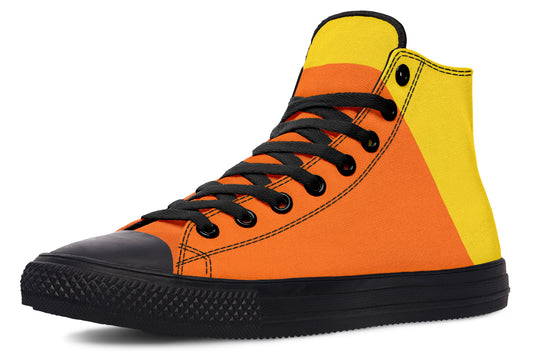 Candy Corn High Tops (Black or White Sole)