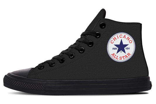 OG Chicano All Star Black ( Black or White Sole )