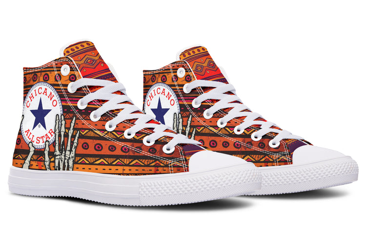 Chicano All Star Mayan High Tops ( Black or White Sole )