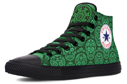Chicano St Patrick High Tops ( Black or White Sole )