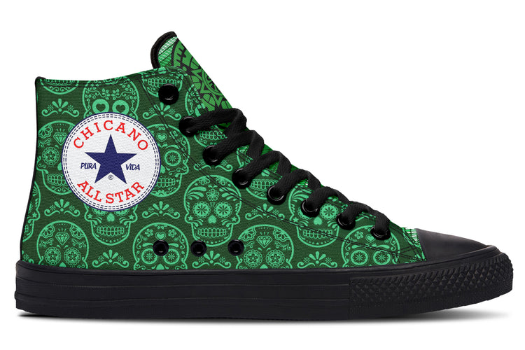 Chicano St Patrick 2024 High Tops ( Black or White Sole ) 2 For 1