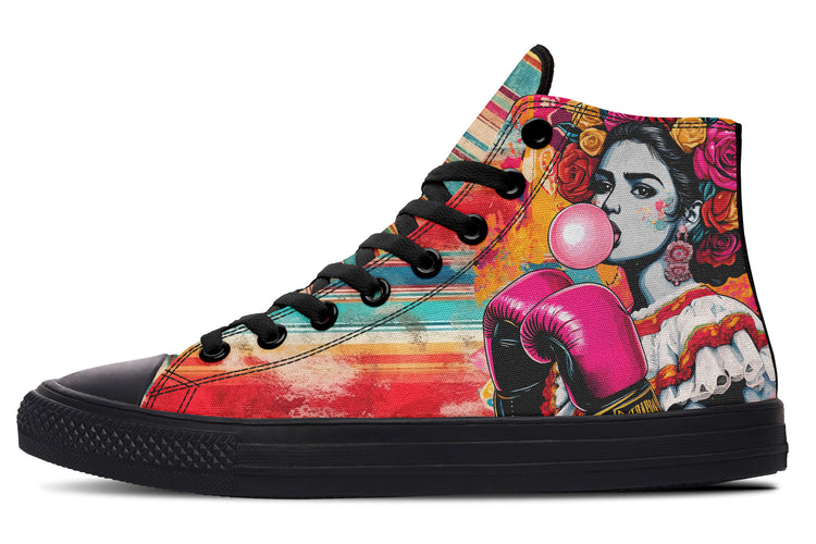 Chingona High Tops ( Black or White Sole )