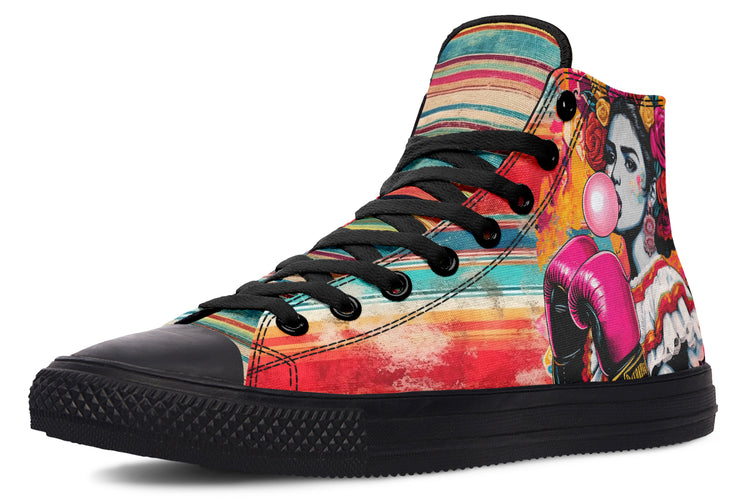 Chingona High Tops ( Black or White Sole )