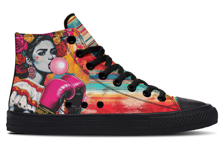 Chingona High Tops ( Black or White Sole )