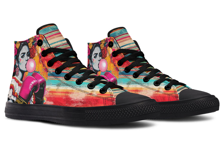 Chingona High Tops ( Black or White Sole )