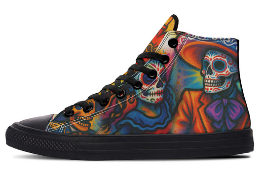 Cultura Art De La Calle High Tops ( Black or White Sole )