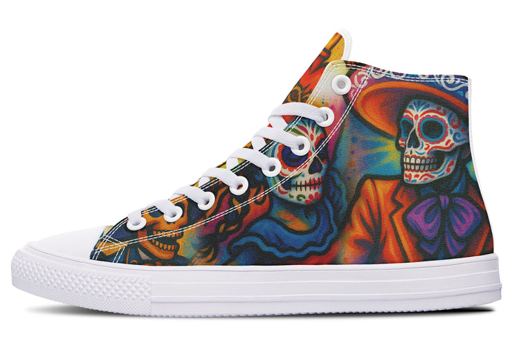 Cultura Art De La Calle High Tops ( Black or White Sole )